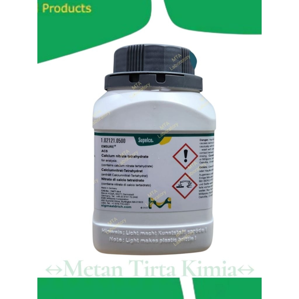 Calcium Nitrate Merck/kalsium Nitrat tetrahydrat 1.02121