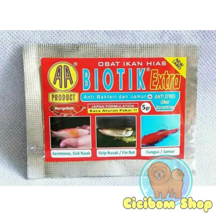 Biotik Extra ikan 5 gr / karantina ikan / ikan koi koki