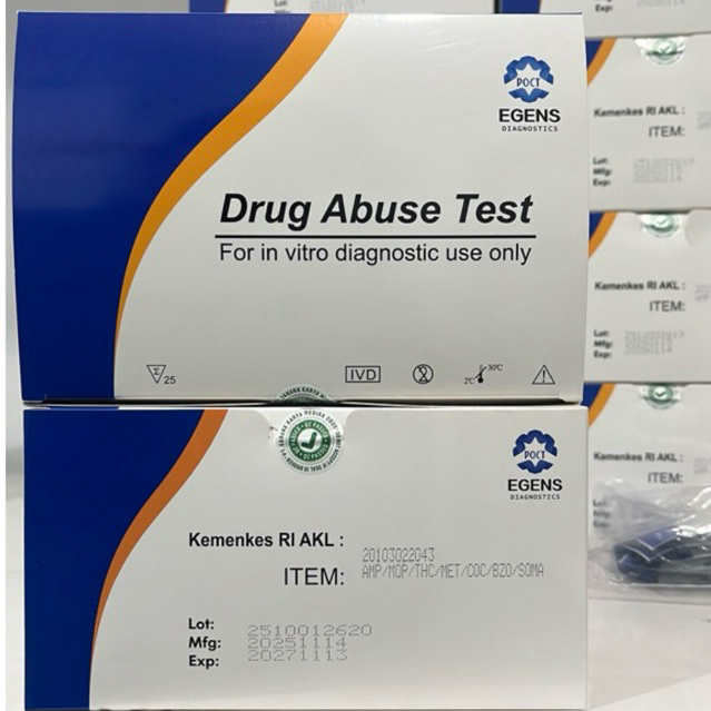 Multi Drug Test Narkoba-7 Parameter SOMA EGENS