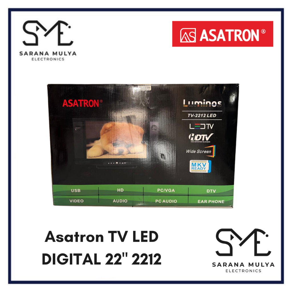 ASATRON TV LED 22 INCH DIGITAL TV LED - TV DIGITAL MURAH - 22INCH DIGITAL 2212