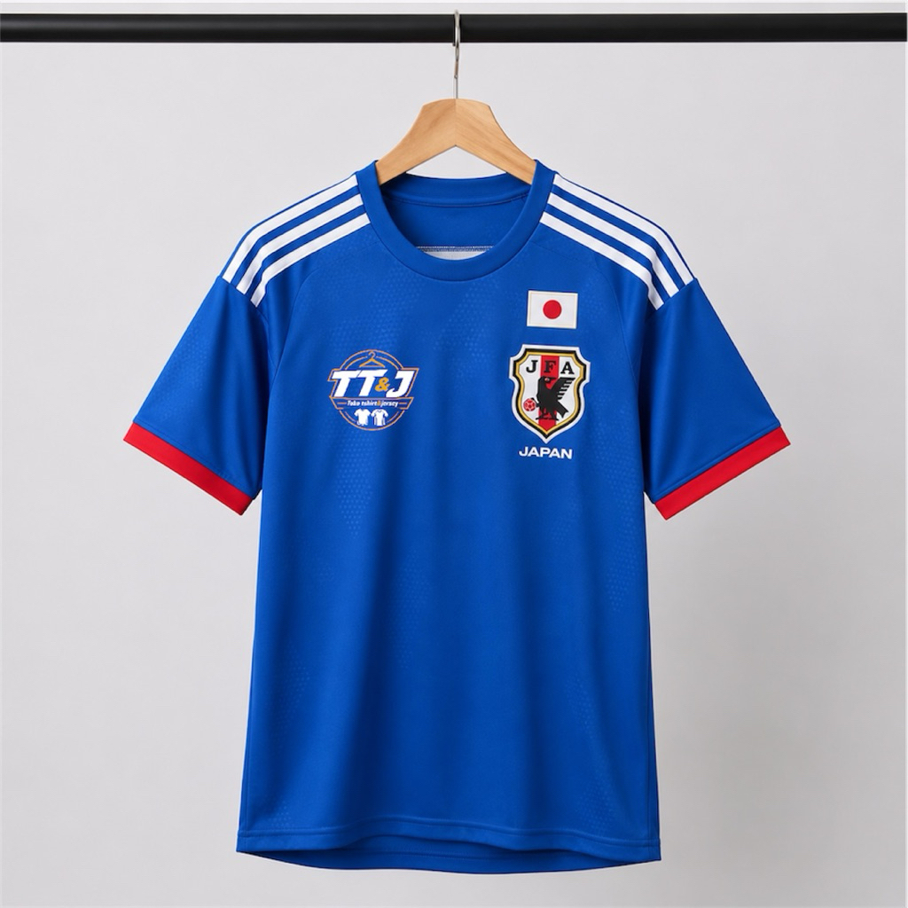 JERSEY BOLA JEPANG HOME PIALA DUNIA 2014/JERSEY RETRO JEPANG PIALA DUNIA 2014 UNISEX