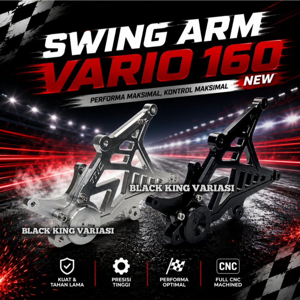Swing Arm Vario 160 New CBS Full CNC Swing Arm Full CNC TRC Vario 160 Lengan Ayun Swing Arm Vario 16