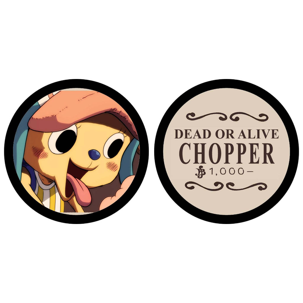 KEYCHAIN ONE PIECE BOUNTY GANCI BOLAK BALIK GANTUNGAN KUNCI IDOL ANIME UNOFFICIAL CHOPPER MIHAWK