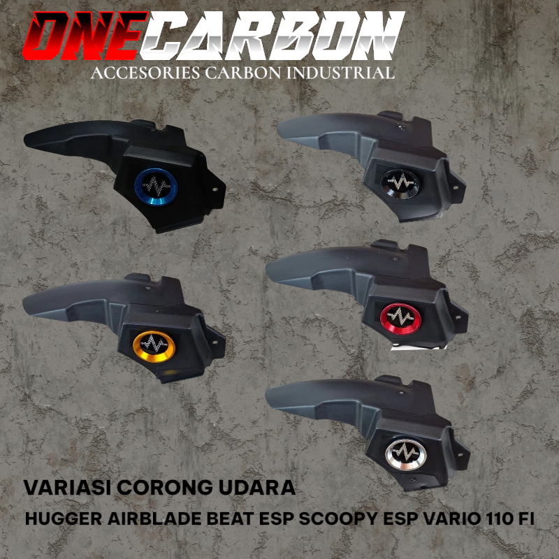 Spakbor Kolong Hugger Beat Pnp 3 baut + Veloscope Donat Beat Scoppy Vario FI 2012-2019 Beat Fi Beat 