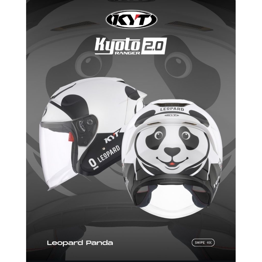 KYT KYOTO RANGER 2.0 LEOPARD PANDA ORIGINAL