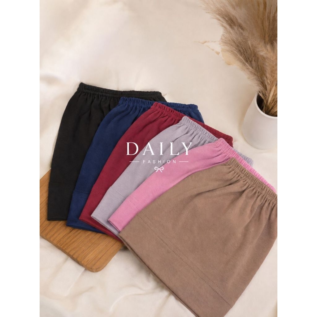 Daily12 Ciput Wanita Model Polos Spandek premium