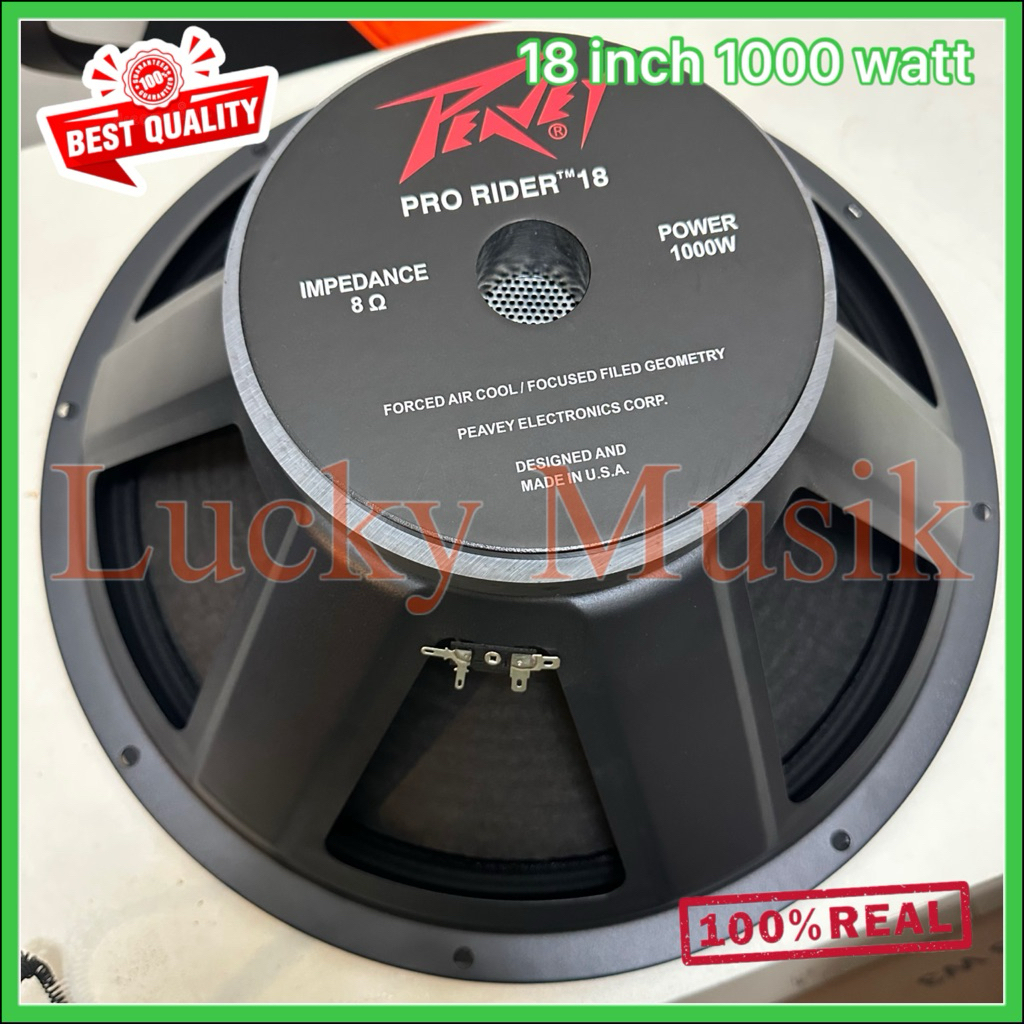 Speaker Komponen Peavey Pro Rider 18 Inch 1000 Watt ( COD ) speaker 18inch 1000watt