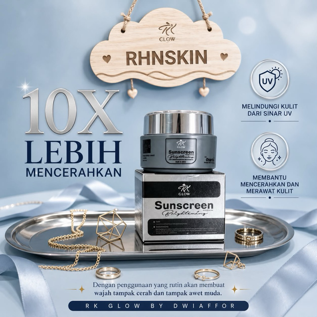 SUNSCREEN RK GLOW BY ANJ / RK GLOW SUNSCREEN BRIGHTENING by ANJ