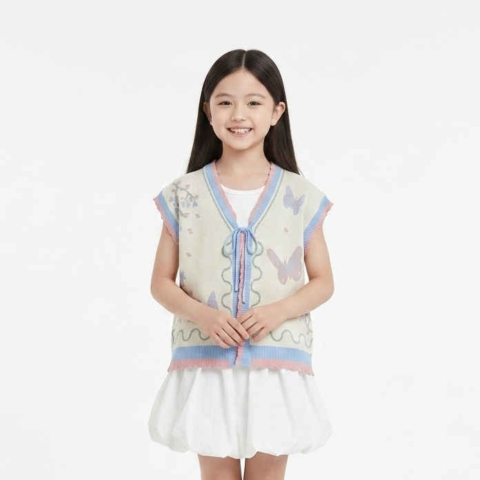 Bajuanak.bdg - Mariposa Atasan Baju Anak Cewek Usia 2-8 Tahun | Pakaian Anak Perempuan Vest Anak Ter