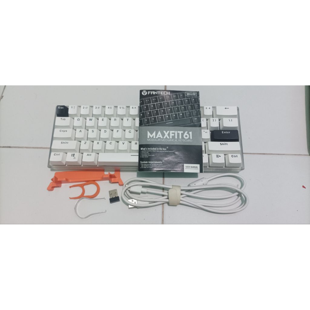Fantech maxfit61 frost wireless White (Second)