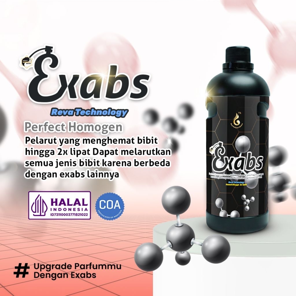Exabs HOMOGEN Pelarut Parfume Halal 900ml