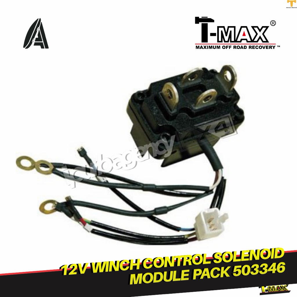 T-Max TMAX 12V Winch Control Solenoid Pack Winch for T-Max EW Series - 503346