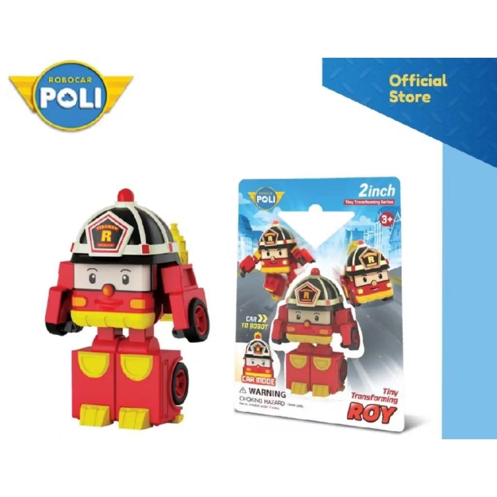 robocar poli tiny transforming robot Roy original