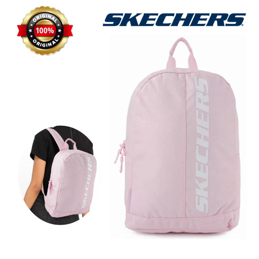 Tas Ransel Sekolah SKECHERS Original Backpack Super Light - Pink
