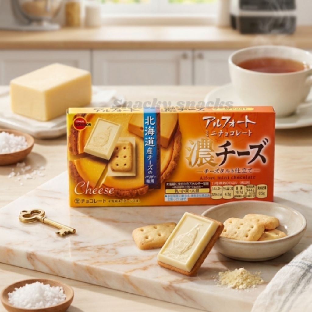 SNACK JEPANG - Bourbon alfort mini Chocolate Keju Gandum