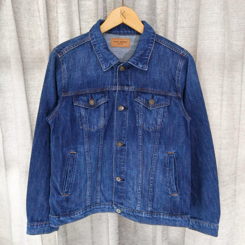 Heart Market trucker denim jacket