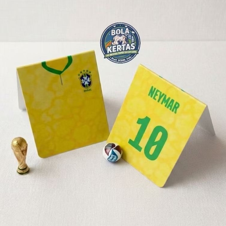 Bola Kertas | Starter Kit Brasil Home 2026 | Mainan Bola Kertas | Bola Kertas Negara