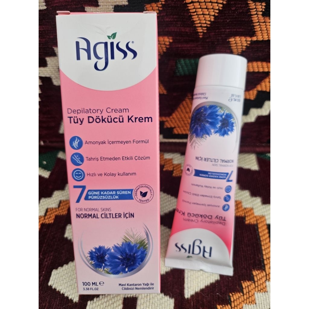 Agiss Depilatory Cream 100ml Krim Perontok Bulu Tanpa Iritasi