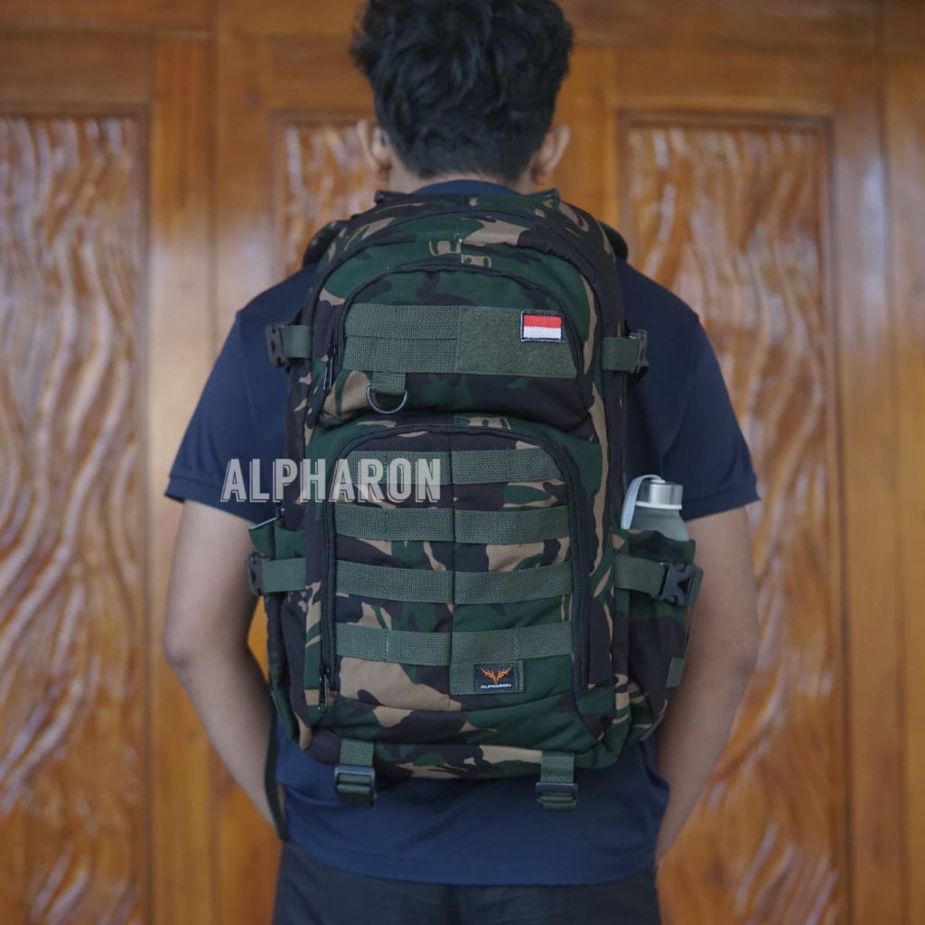 Tas Tentara Loreng Militer Ransel Punggung Tactical Army Polisi Kuat Kokoh
