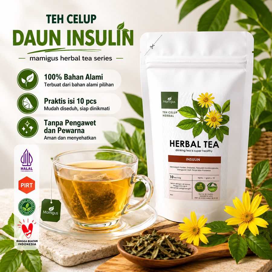 TEH CELUP INSULIN / Teh Insulin / Insulin Leaf Tea / Teh Herbal Alami