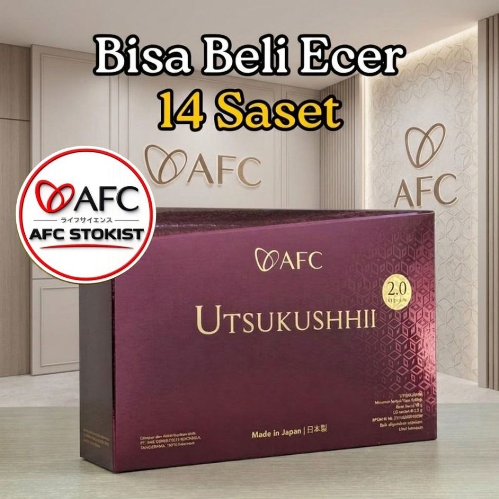 Utsukushhii Gold Original Afc Jepang Bisa Ecer