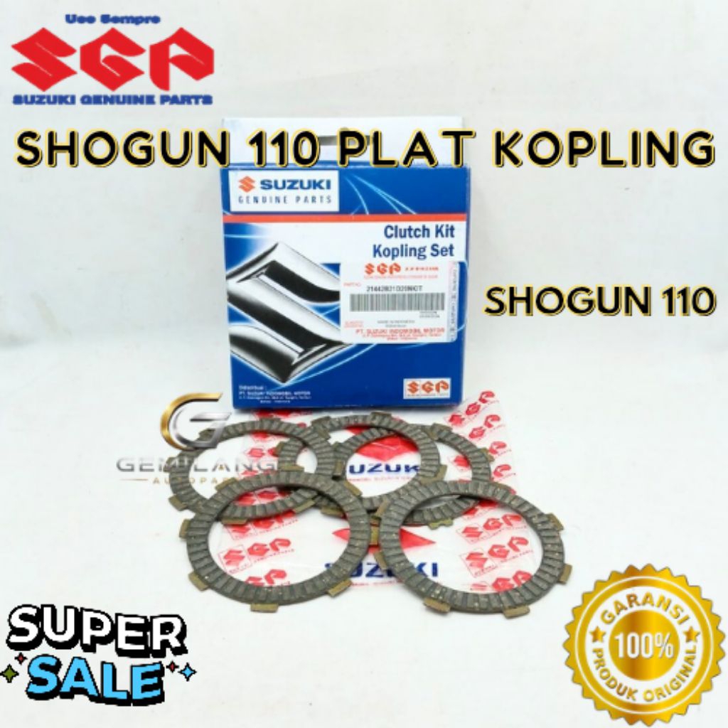PLAT KOPLING KODE SHOGUN 110, PLAT KOPLING SHOGUN 110