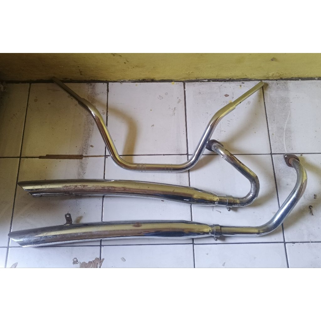 Knalpot Dan stang SM Sport V16 Fullsystem