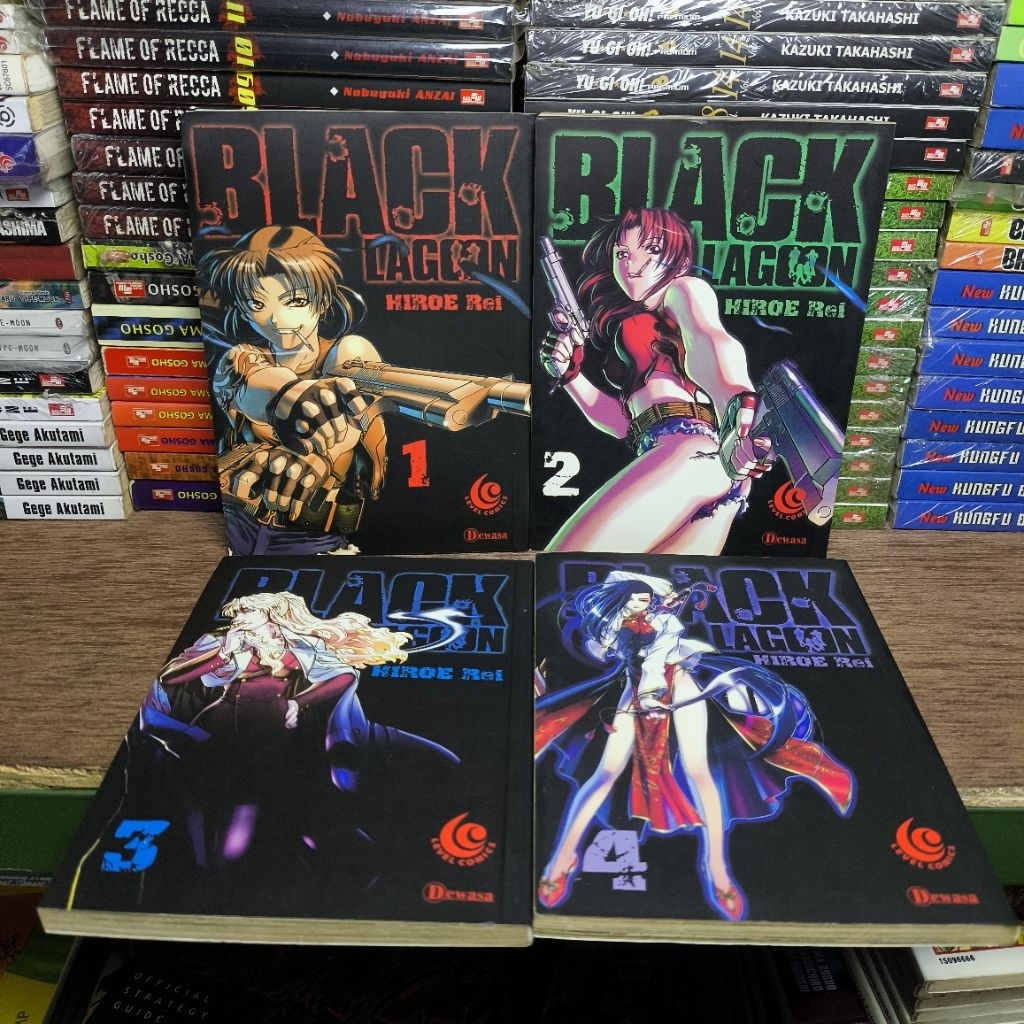 Set Komik Black Lagoon volume 1-4
