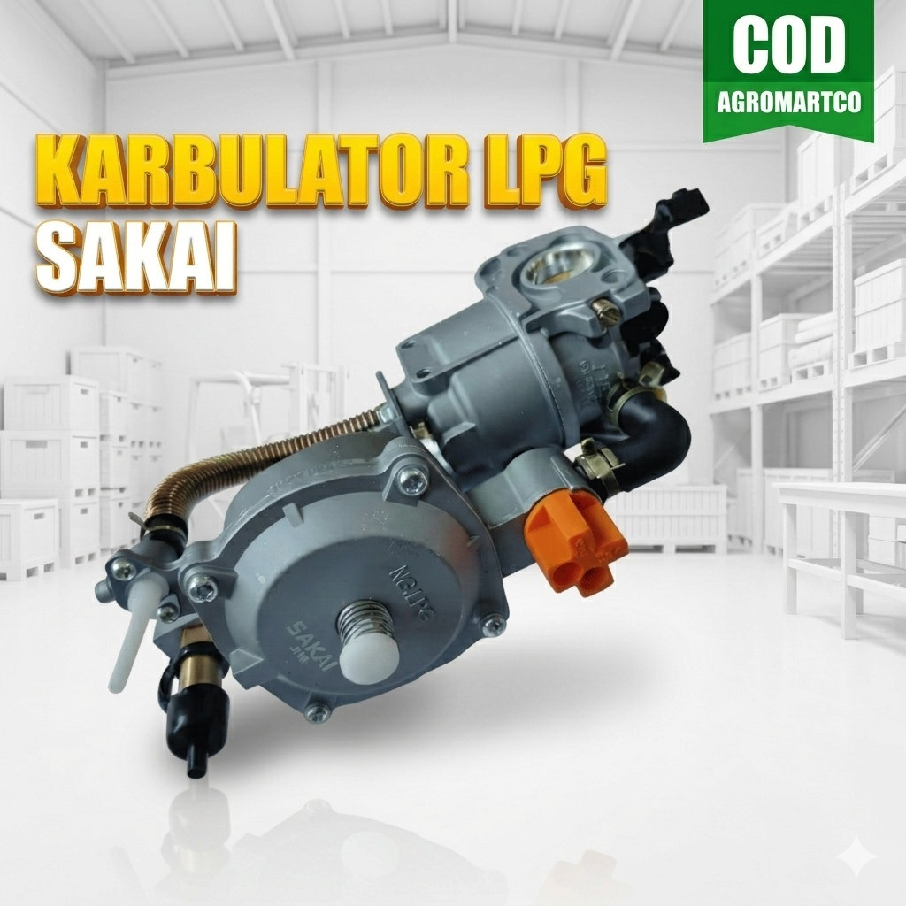 [sakai] KARBULATOR LPG GX160 200 SAKAI/ KONVERTER KIT GENSET BENSIN KE LPG MURAH PRODUK LOKAL