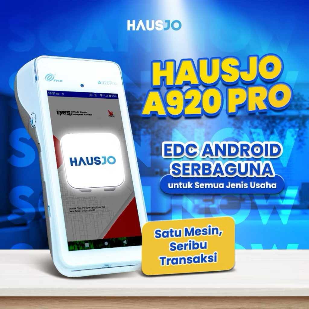 PAX A920PRO (EDCMINIATM) SIAP PAKAI