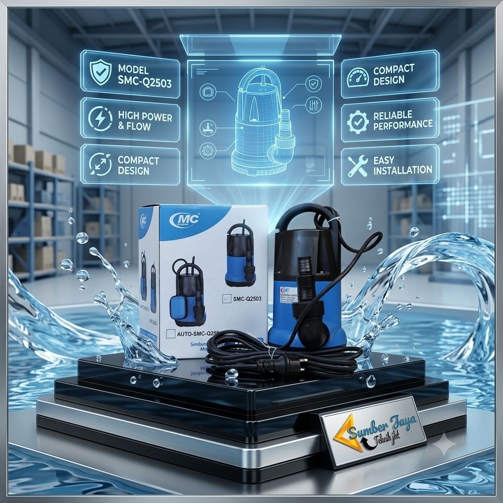 Pompa Celup Kolam Ikan MC pump 125Watt / Mesin Pompa Air Celup