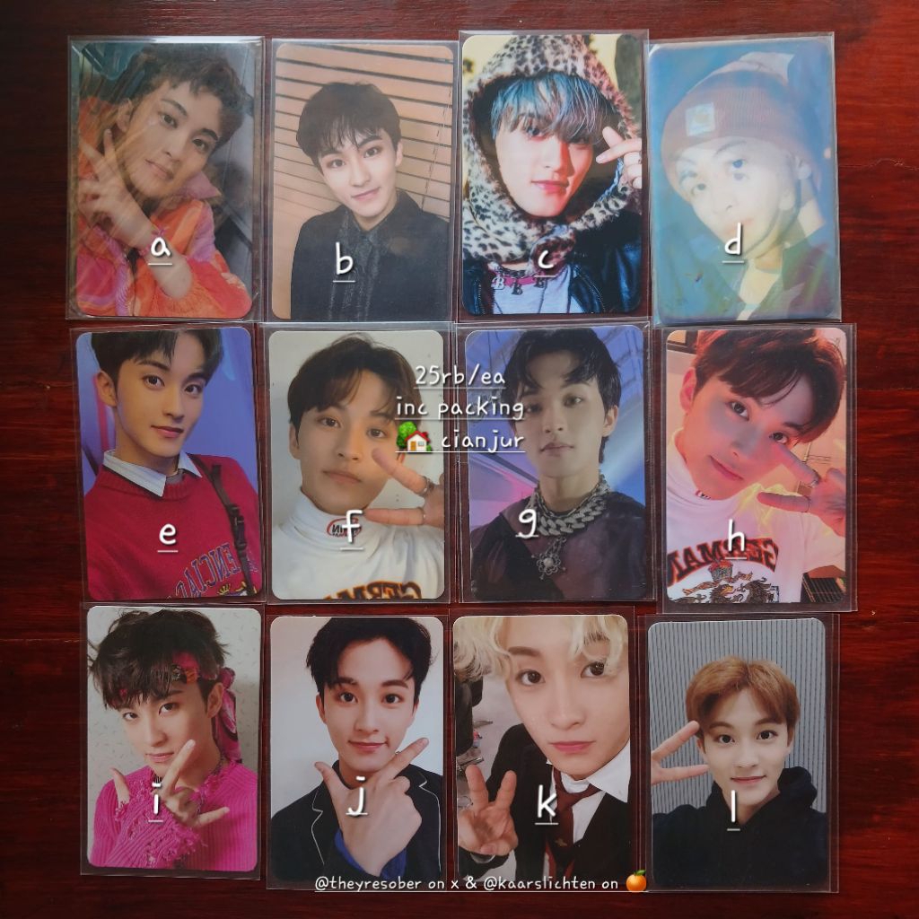 Photocard Mark Lee Official, SG23 SG21 Mark lee