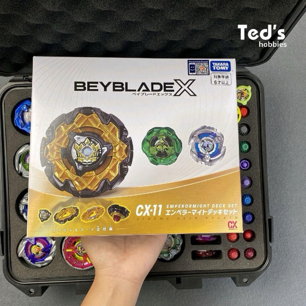 Beyblade X CX-11 Emperor Might Deck Set