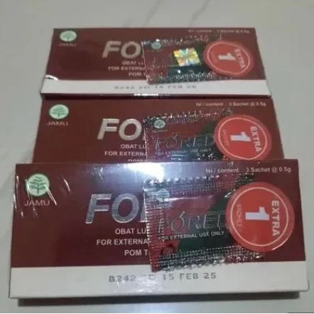 Kemasan Box Foredi Gel Herbal Gel Oles