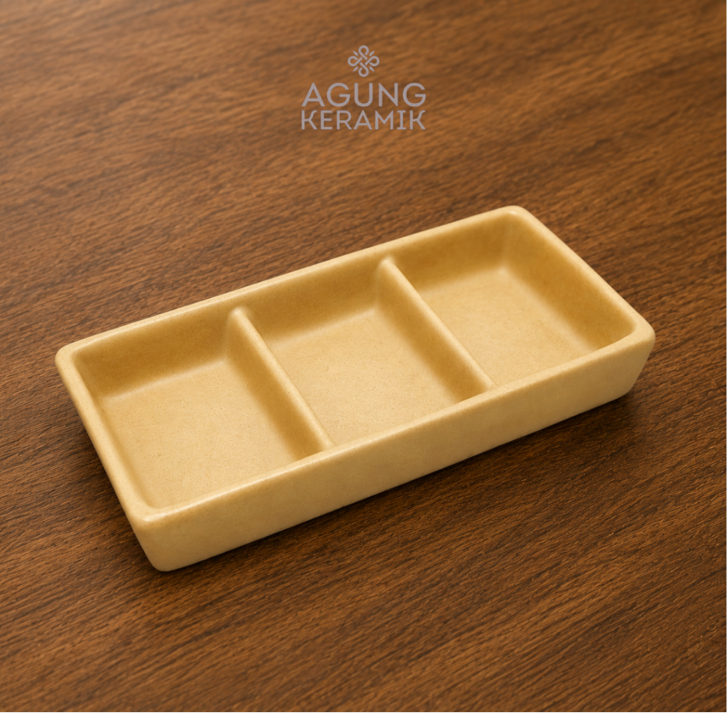 Agung Keramik Premium Triple Dish