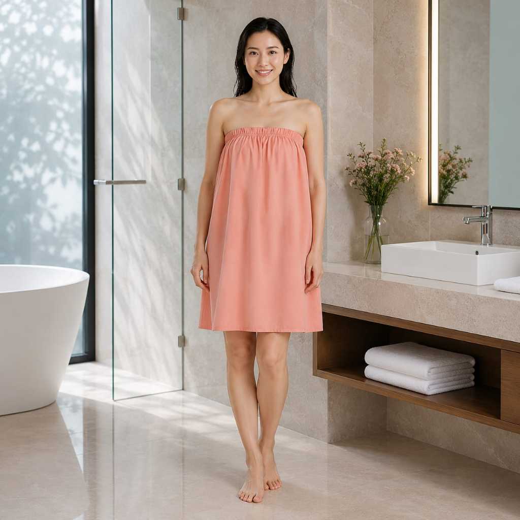 Kemben Spa Satin Premium Wanita Kemben Mandi Handuk Spa Salon Hotel Lembut Nyaman Karet Elastis Berk