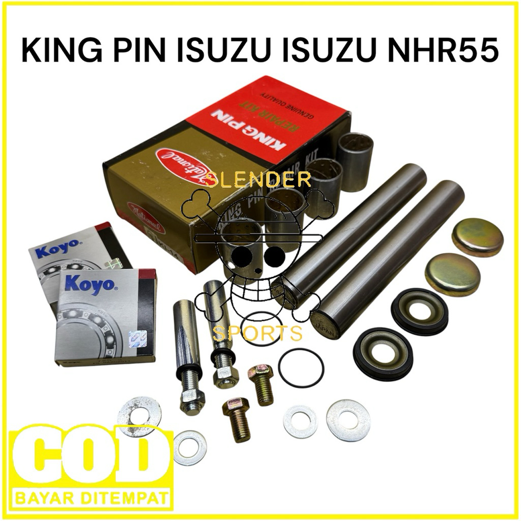 KING PIN ISUZU NHR-55 KI-14 - KING PEN KIT ISUZU NHR55 - KING PIN SET ISUZU NHR-55 KI-14