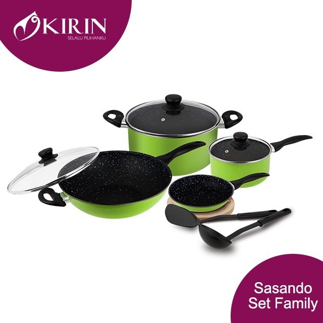 KIRIN Panci Masak Set - SASANDO FAMILY SET Cookware