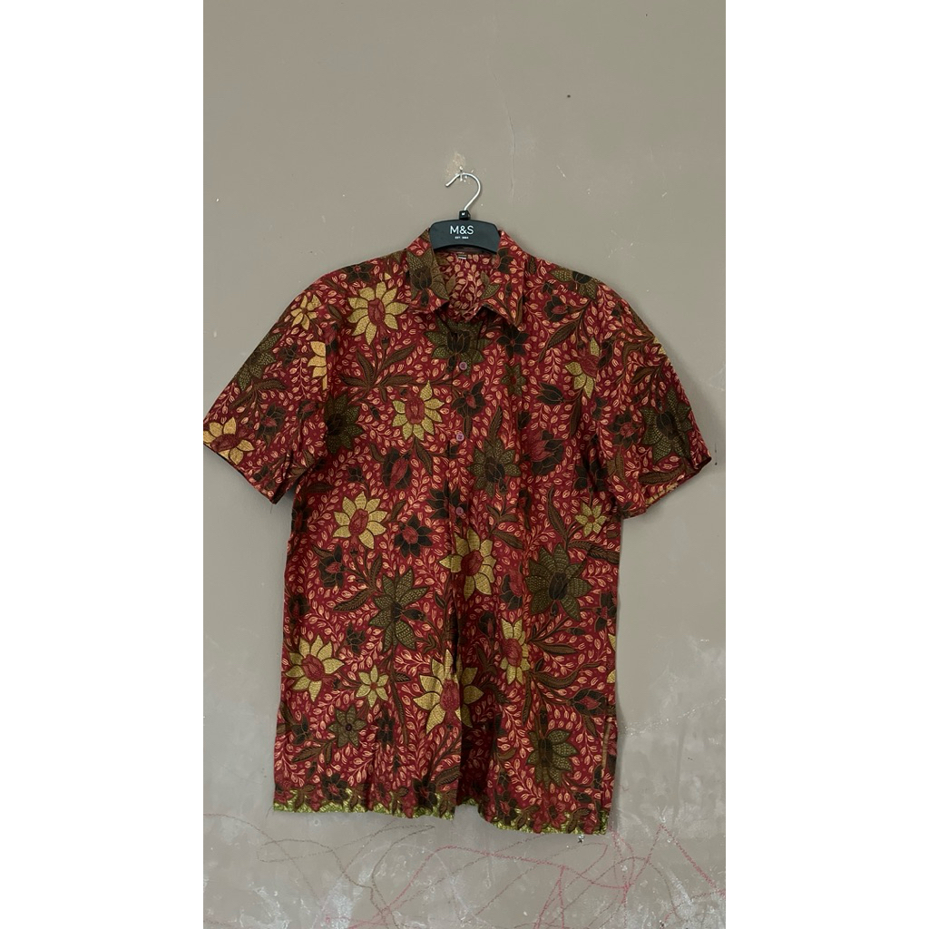 PRELOVED KEMEJA BATIK PRIA DANAR HADI