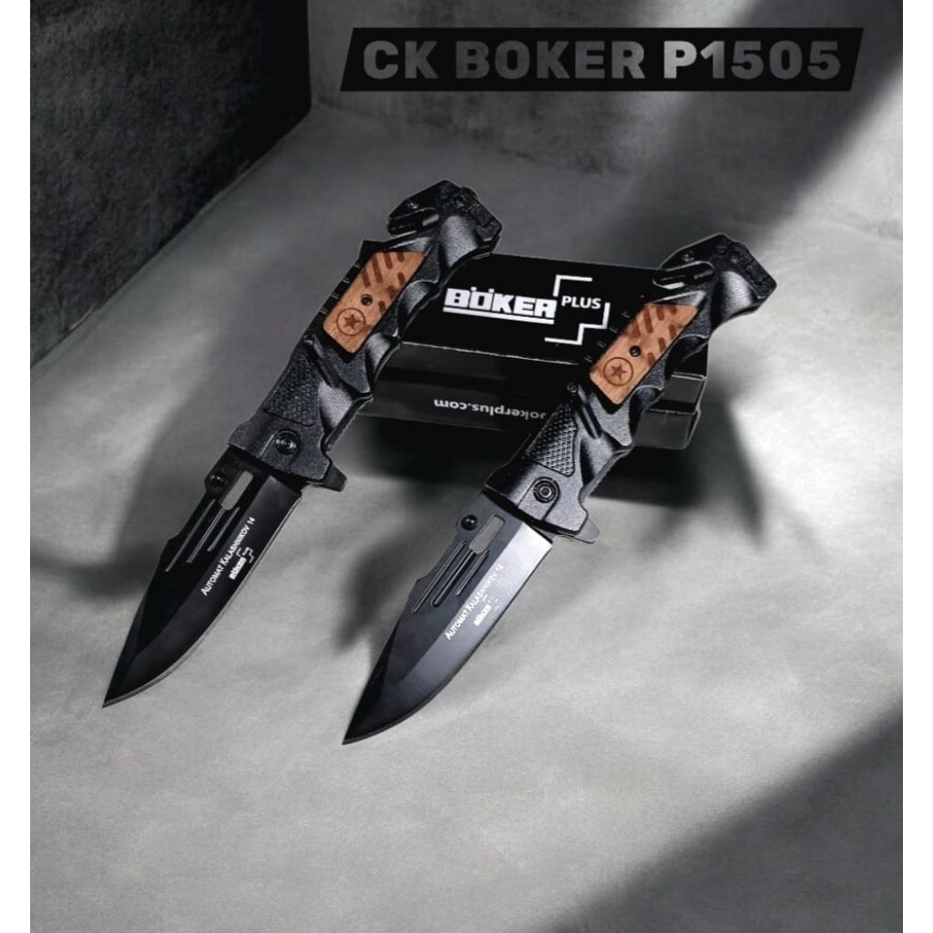 Original Pisau Lipat Outdoor Survival Boker