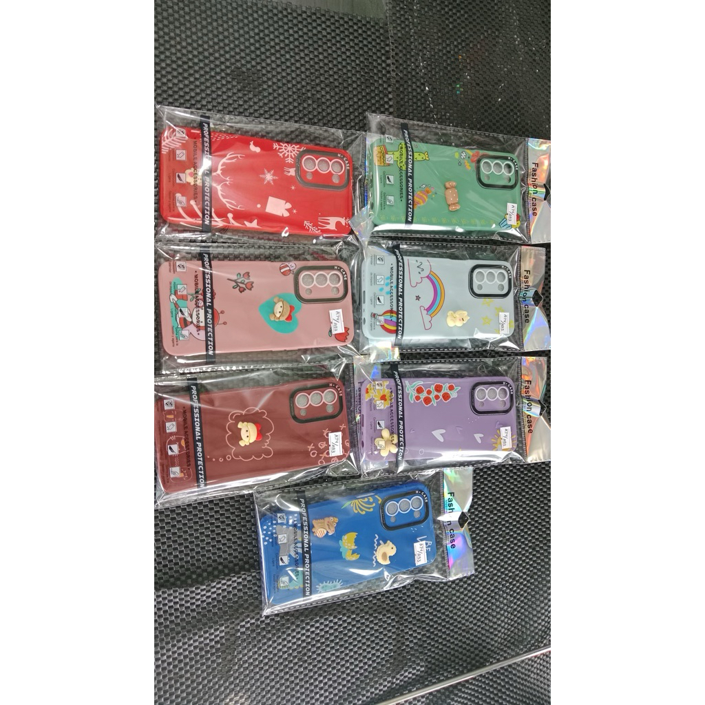 CASE GAMBAR ANTI JAMUR // CLEAR CASE OPPO A74/A93/A95