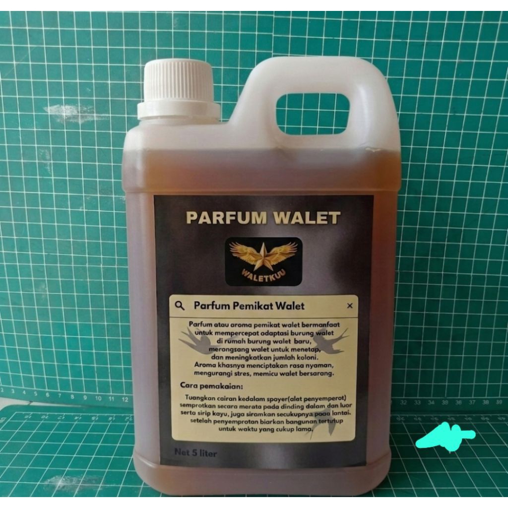 Cairan Parfum Pemikat Walet / Perangsang walet 1 liter