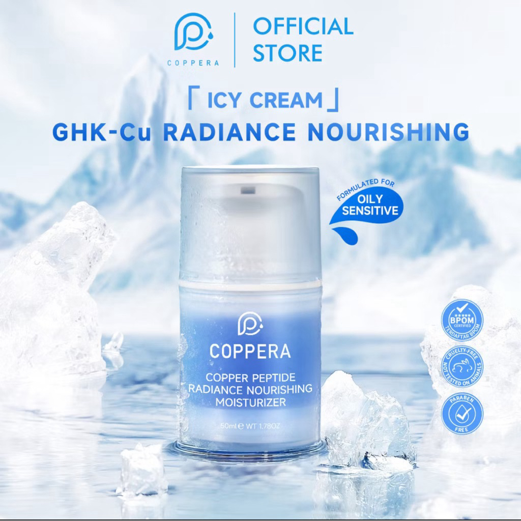 [PEJUANG RECEH] COPPERA Copper Peptide Radiance Nourishing Moisturizer 50ml - Pelembab Wajah Untuk M
