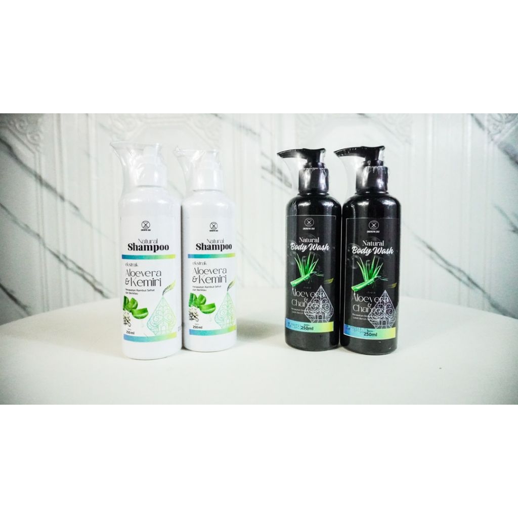 NATURAL SHAMPOO & NATURAL BODY WASH