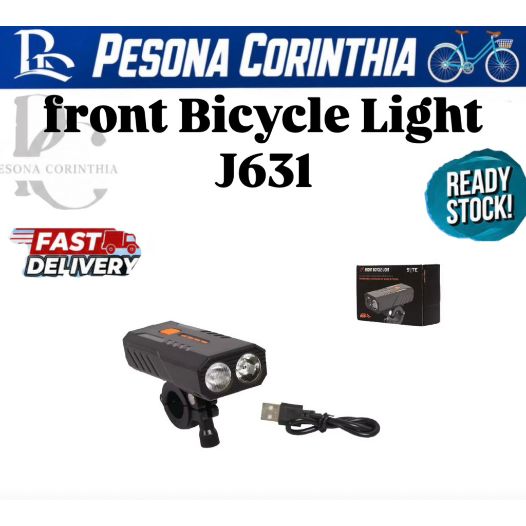 Front Bicycle Light ABS J631