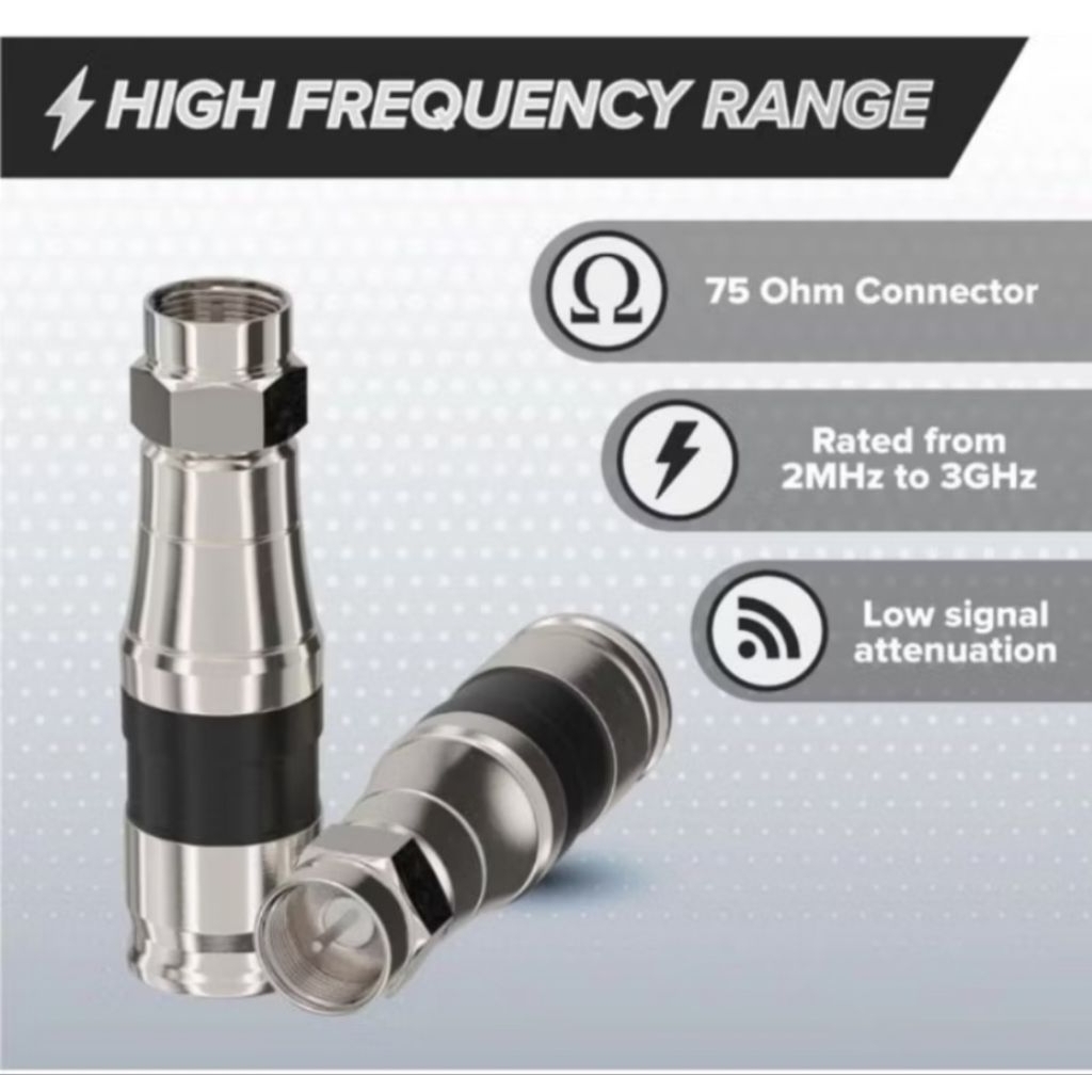 Konektor RG-11 Connector RG11 compress