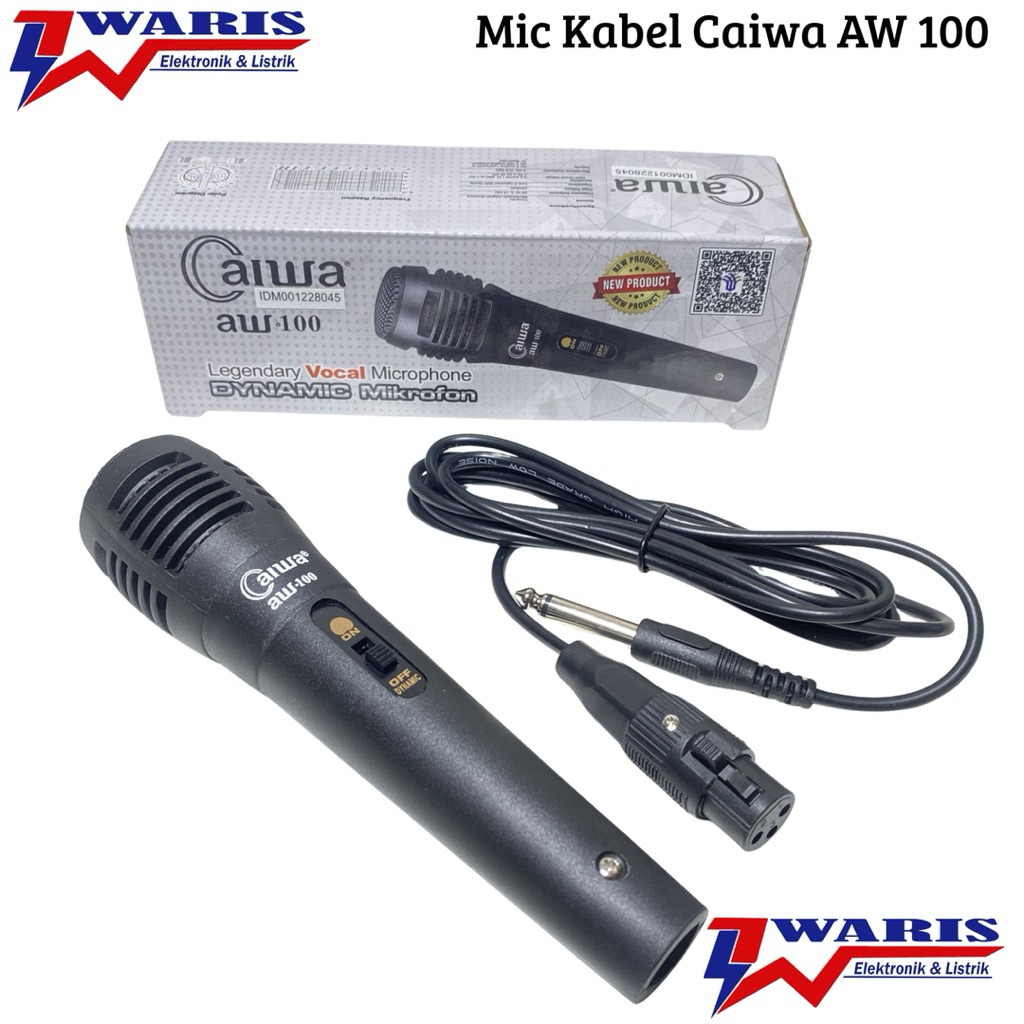 Microphone Mic Kabel CAIWA AW 100 Mic Vokal Kabel