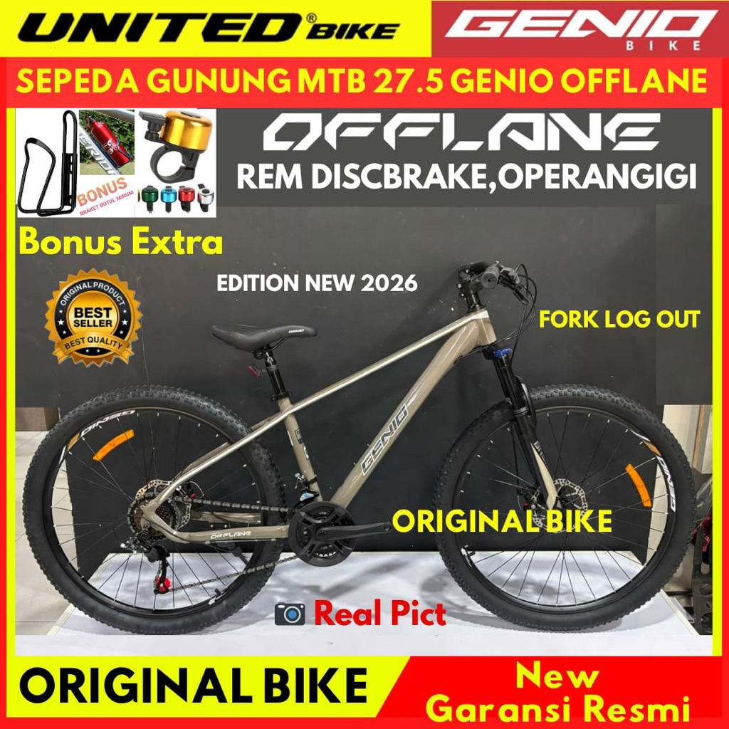 Sepeda Gunung MTB 27,5 Genio Offlane M701 M703 M3411 M573 By Unitedbike