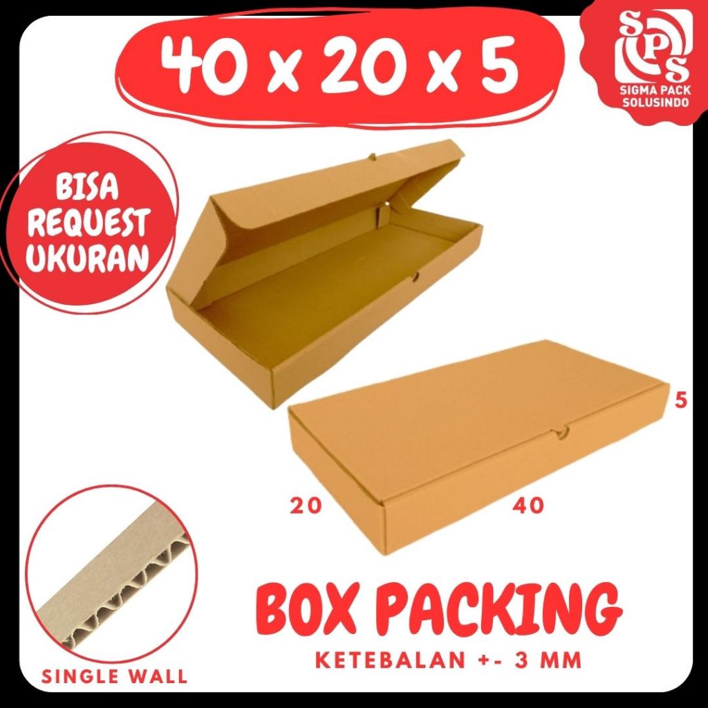 Box Packing 40x20x5 LD Kardus Pizza 40x20x5 LD Dus 40x20x5 LD Kotak Packing Hampers Dus Karton
