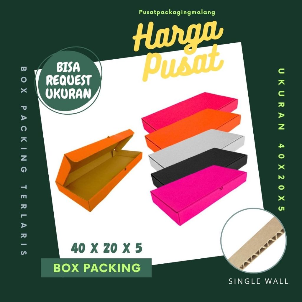 Kardus Pizza 40x20x5 LD Kardus Hampers Box Keyboard Dus Karton Kotak Kemasan Kue Baju Tas